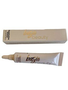 Basic Beauty Eyeshadow Primer Crease Free Long Lasting 12 Hour 0.35oz 10mL